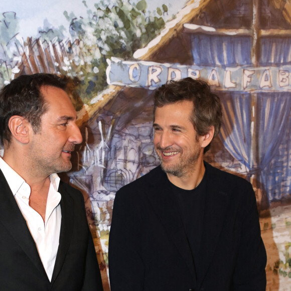 Exclusif - Gilles Lellouche et Guillaume Canet - Première du film Astérix et Obélix "L'Empire du Milieu" au cinéma Le Grand Rex à Paris le 15 janvier 2023. © Bertrand Rindoff / Bestimage 