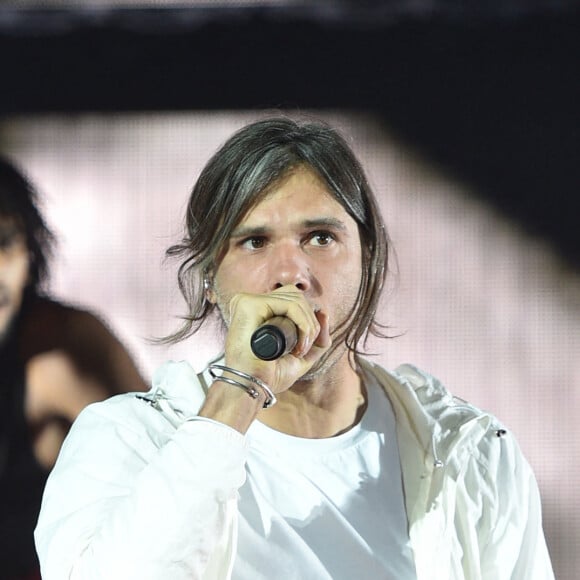 Orelsan lors du concert de Maitre Gims au Stade de France à Saint-Denis le 28 septembre 2019. © Giancarlo Gorassini / Bestimage 