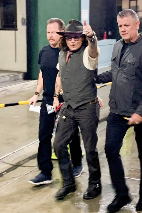 Johnny Depp arrive au Orpheum Theater à Los Angeles, le 6 novembre 2022. 