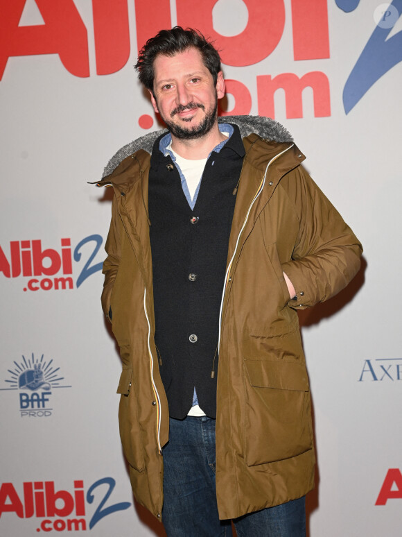 Monsieur Poulpe - Première du film "Alibi.com 2" au cinéma Le Grand Rex à Paris le 6 février 2023. © Coadic Guirec/Bestimage 