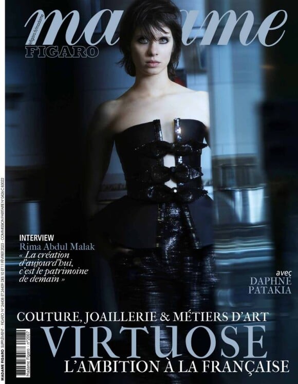 Interview beauté de Virginie Ledoyen dans "Madame Figaro", en kiosques vendredi 10 février 2023.