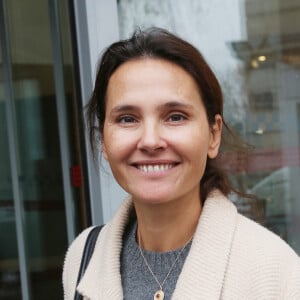 Exclusif - Virginie Ledoyen - People à la sortie des studios RTL à Paris. Le 11 décembre 2019 © Jonathan Rebboah / Panoramic / Bestimage 