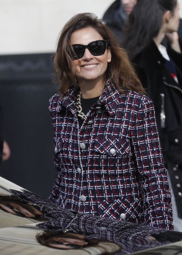 Virginie Ledoyen - People à la sortie du défilé Chanel collection prêt-à-porter Automne/Hiver 2020-2021 lors de la Fashion Week à Paris le 3 mars 2020. 