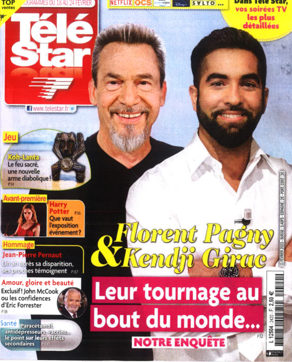 Couverture du nouveau numéro du magazine "Télé Star" paru le 13 février 2023