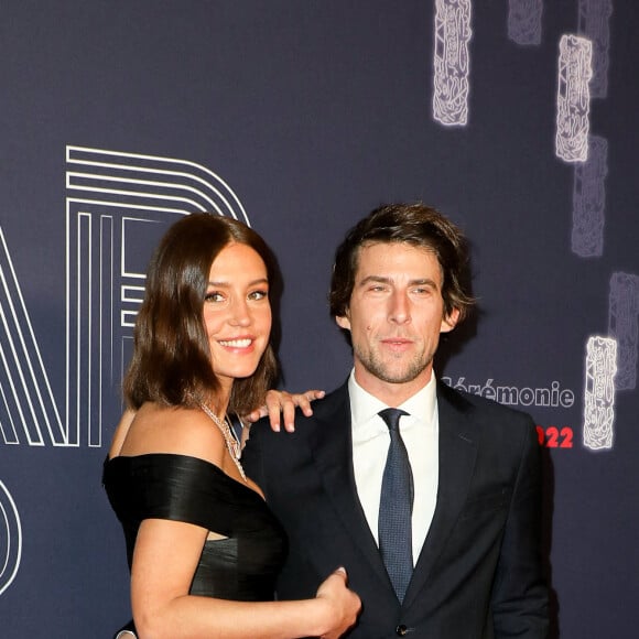 Adèle Exarchopoulos et Hugo Sélignac - Photocall de la 47ème édition de la cérémonie des César à l'Olympia à Paris, le 25 février 2022. © Borde-Jacovides/Bestimage 