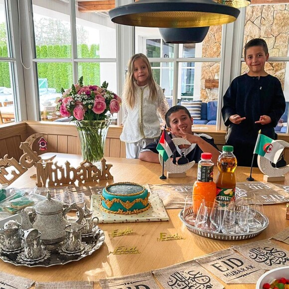 Franck Ribéry et sa famille fêtent l'Eid.