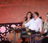 Exclusif - Kad Merad et sa femme Julia Vignali lors de la soirée du grand gala du "Marrakech du Rire 2022" pour la 10ème édition au palais El Badiî à Marrakech, Maroc, le 18 juin 2022. © Rachid Bellak/Bestimage 