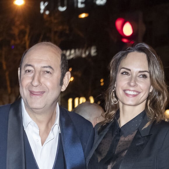 Kad Merad et sa femme Julia Vignali - Arrivées au dîner de la 44ème cérémonie des César au Fouquet's à Paris. Le 22 février 2019 © Borde-Jacovides / Bestimage 
