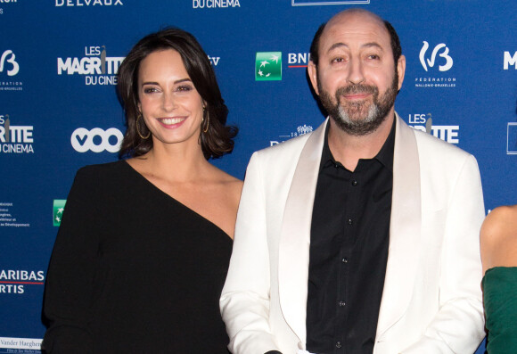 Kad Merad et sa femme Julia Vignali - 6ème édition de la cérémonie des Magritte du cinéma à Bruxelles en Belgique le 6 février 2016. 