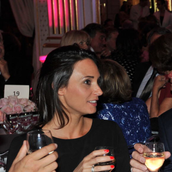 Exclusif -Kad Merad et sa femme Julia Vignali - Dîner de gala au profit de la Fondation ARC pour la recherche contre le cancer du sein à l'hôtel Peninsula à Paris le 1er octobre 2015. 