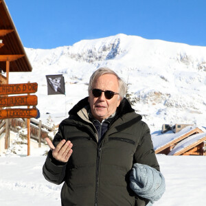 Fabrice Luchini au photocall du film "Un homme heureux" lors de la 26ème édition du festival international de comédie de l'Alpe d'Huez, à Huez, France, le 19 janvier 2023. © Dominique Jacovides/Bestimage 