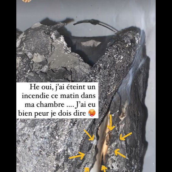 "J'ai eu bien peur je dois dire", a-t-elle écrit sur Instagram