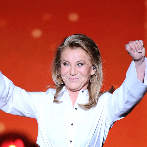 Exclusif - Sheila - Enregistrement de la 2ème partie de soirée de l'émission "La Chanson secrète 8" à la Scène musicale à Paris, diffusée le 4 septembre sur TF1. © Gaffiot-Moreau / Bestimage 