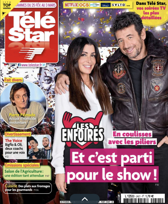 Couverture du nouveau numéro de "Télé Star" paru le 20 février 2023.
