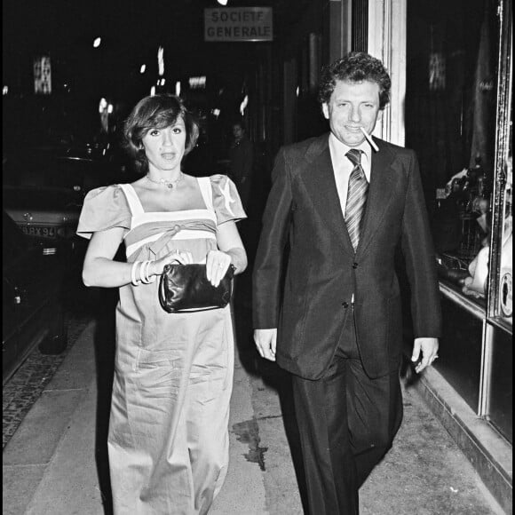 La comédienne et le présentateur ont été ensemble de 1973 à 1980
Jacques Martin et Danièle Evenou, enceinte en 1976