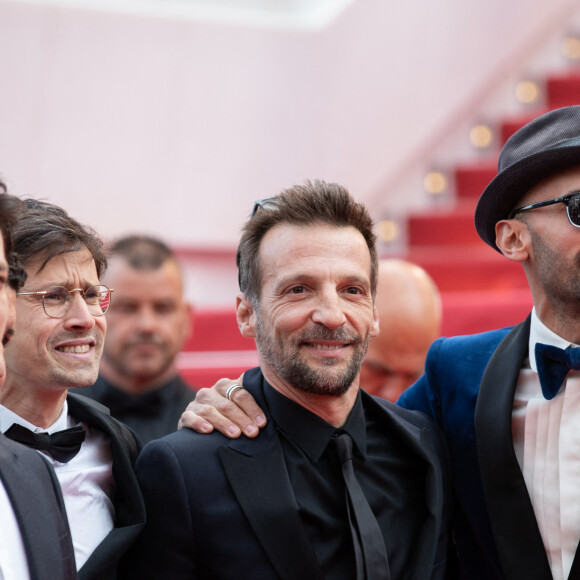 Mathieu Kassovitz et l'artiste JR - Montée des marches du film "Les Misérables" lors du 72e Festival International du Film de Cannes. Le 15 mai 2019. © Borde / Bestimage