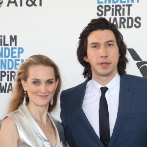 Joanne Tucker et son mari Adam Driver à la soirée Film Independent Spirit Awards à Santa Monica, le 23 février 2019