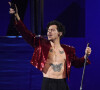 Harry Styles lors de la cérémonie des Brit Awards à l'O2 Arena à Londres.