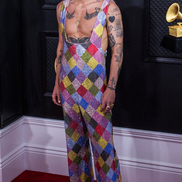 Harry Styles au photocall de la 65ème édition de la cérémonie des "Grammy Awards" à Los Angeles, le 5 février 2023. © Prensa Internacional via Zuma Press/Bestimage 