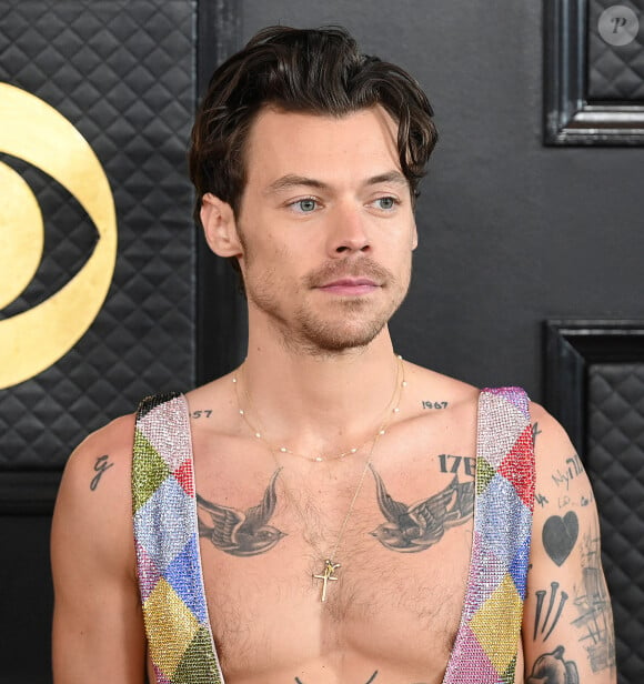 Harry Styles - Photocall de la cérémonie des 65ème Grammy Awards à Los Angeles le 5 février 2023. 