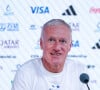 La belle-fille de Didier Deschamps pense déjà au mariage ! 
 
L'entraineur et sélectionneur de l'équipe de France, Didier Deschamps, en conférence de presse lors de la coupe du Monde au National Concention Center à Doha au Qatar, la veille du quart de finale opposant l'Angleterre à la France. © William Volcov/Zuma Press/Bestimage