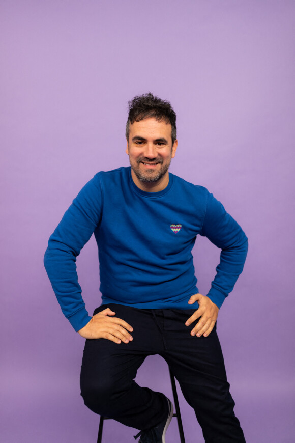 Exclusif - Rendez-vous avec Alex Goude dans les locaux de Webedia à Levallois-Perret, le 14 février 2023. © T. Da Silva/Bestimage