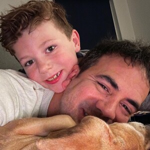 Alex Goude rend hommage à son fils Elliot pour ses 8 ans. Instagram. Le 11 février 2023.