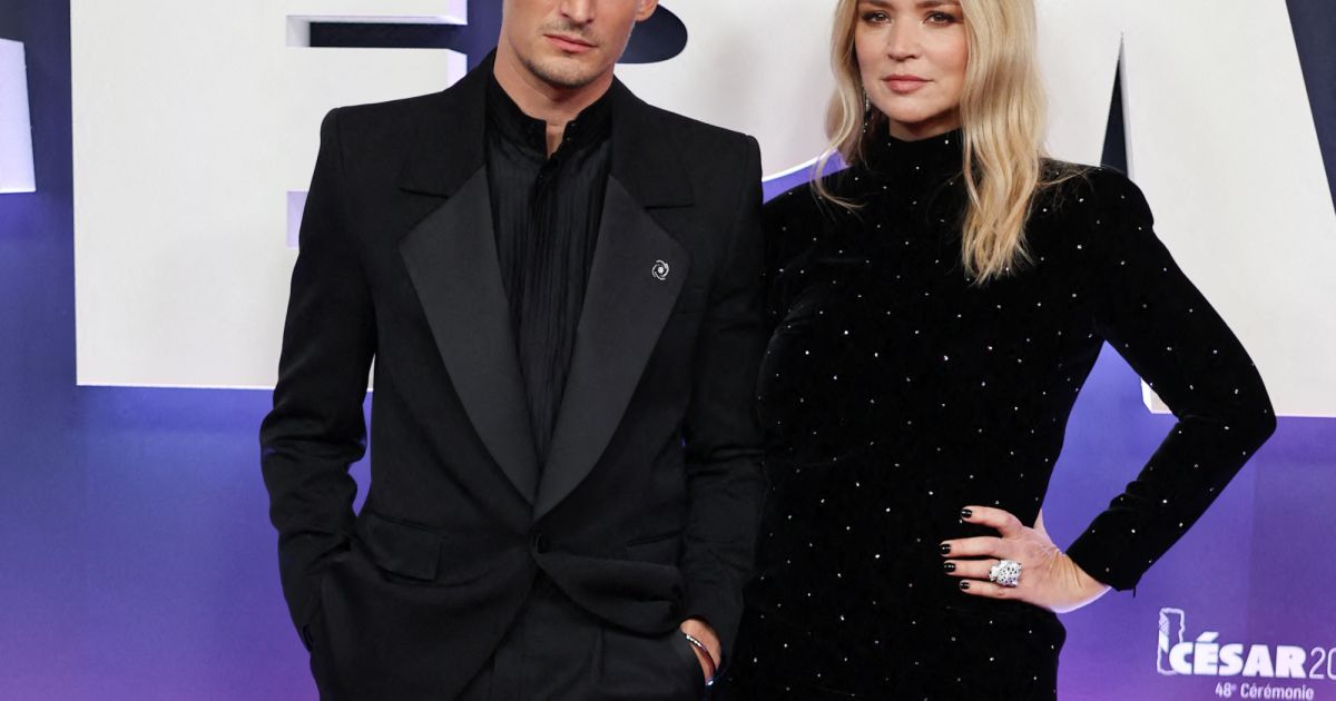 Virginie Efira et son compagnon Niels Schneider au photocall de la