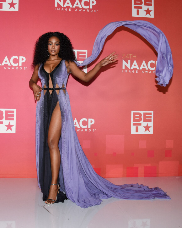 Shannon Thornton. Pose in the - Les célébrités lors de la 54ème cérémonie des NAACP Image Awards à Pasadena, le 25 février 2023. 