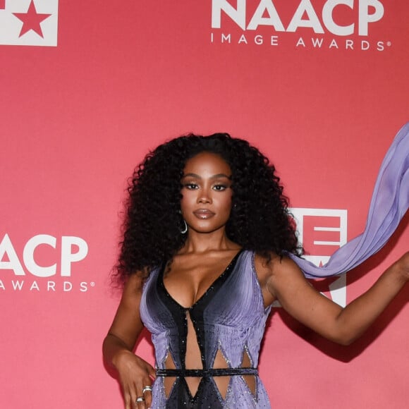 Shannon Thornton. Pose in the - Les célébrités lors de la 54ème cérémonie des NAACP Image Awards à Pasadena, le 25 février 2023. 