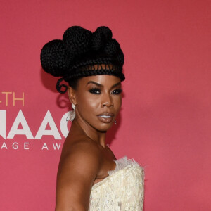 Brandee Evans. Pose in the - Les célébrités lors de la 54ème cérémonie des NAACP Image Awards à Pasadena, le 25 février 2023. 