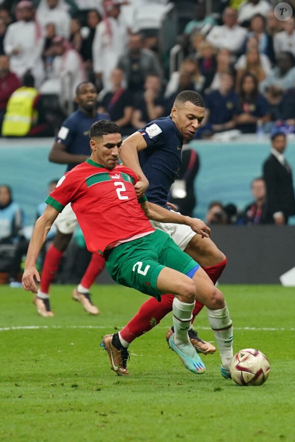 Elle a, en revanche, décidé de faire "une déclaration de viol".
Match de demi-finale "France - Maroc" lors de la Coupe du Monde 2022 au Qatar (FIFA World Cup Qatar 2022) le 14 décembre 2022. 