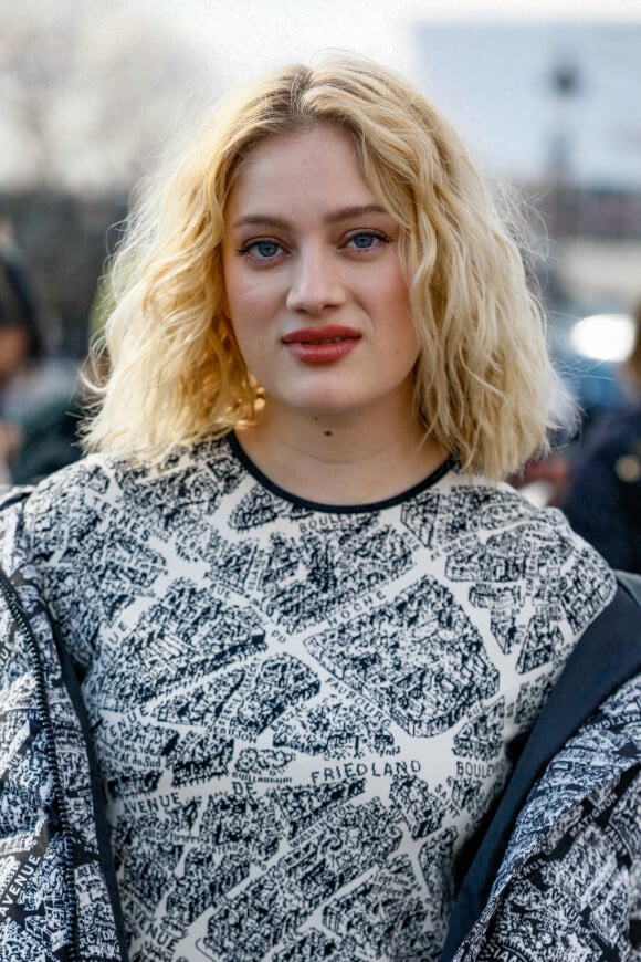 Nadia Tereszkiewicz - Arrivées au défilé Christian Dior prêt-à-porter automne-hiver 2023/2024 lors de la Fashion Week de Paris (PFW), au jardin des Tuileries à Paris, France, le 28 février 2023. © Christophe Clovis/Bestimage 