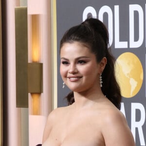 Selena Gomez au photocall de la 80ème cérémonie des Golden Globe, au "Beverly Hilton" à Los Angeles, le 10 janvier 2023. 