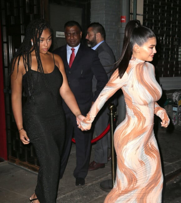Kylie Jenner et Jordyn Woods sont allées diner au restaurant Chinese Tuxedo à New York, le 8 mai 2018 