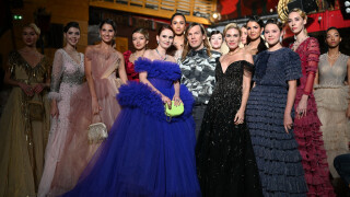 Fashion Week : Léa François, Katrina Patchett et Adeline Blondieau réunies pour le défilé de Christophe Guillarmé