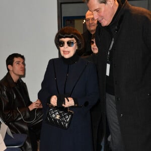 Mireille Mathieu - Front row du défilé de mode prêt-à-porter automne-hiver 2023/2024 "Pierre Cardin" lors de la Fashion Week de Paris le 5 mars 2023. © Veeren - Christophe Clovis/Bestimage