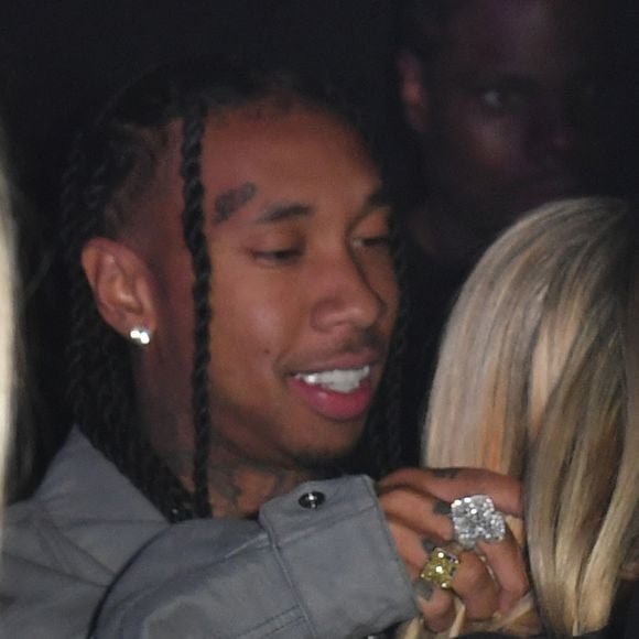 Avril Lavigne et Tyga - Soirée "Mugler x Hunter Schafer" au pavillon des Invalides à Paris, en marge de la Fashion Week prêt-à-porter automne-hiver 2023-2024. Le 6 mars 2023. © Veeren / Christophe Clovis / Bestimage