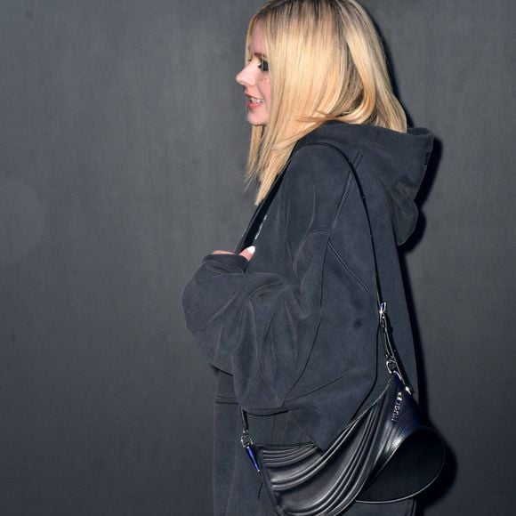 Avril Lavigne - Soirée "Mugler x Hunter Schafer" au pavillon des Invalides à Paris, en marge de la Fashion Week prêt-à-porter automne-hiver 2023-2024. Le 6 mars 2023. © Veeren / Christophe Clovis / Bestimage