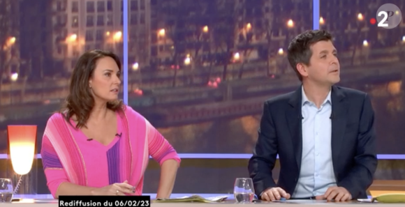 Julia Vignali et Thomas Sotto dans "Télématin" sur France 2