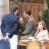 Angelina Jolie en plein tournage de The Tourist à Paris le 23 février