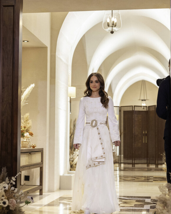 La princesse Iman - Soirée henné avant le prochain mariage de la princesse Iman au palais Al Husseiniya à Amman en Jordanie le 7 mars 2023. 