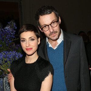 Julien Boisselier, Clemence Thioly - Soiree en l'honneur de D. Chipperfield pour l'ouverture du Flagship Valentino, a l'hotel Salomon de Rothschild a Paris le 5 mars 2013. 