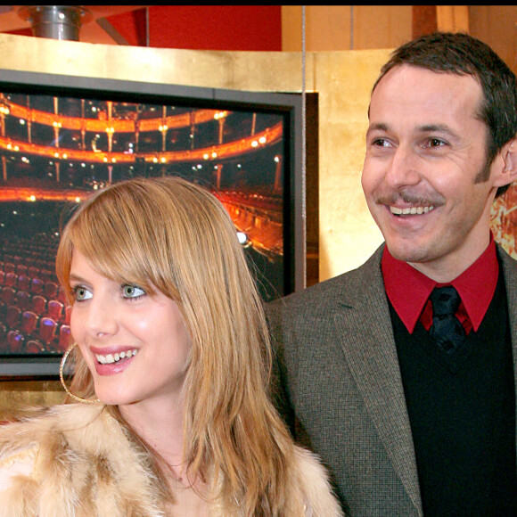 Mélanie Laurent et Julien Boisselier - Arrivées à la 33e cérémonie des César 2008.