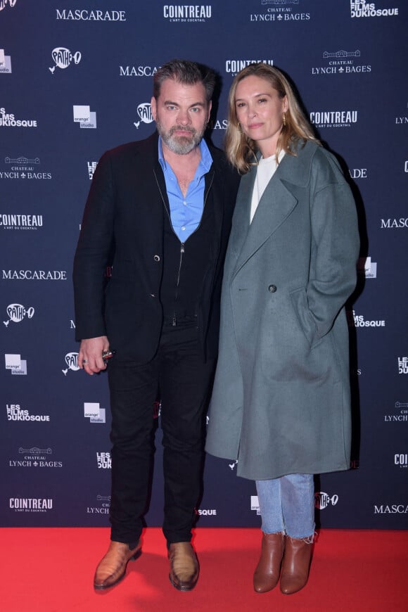 Exclusif - Clovis Cornillac et sa femme Lilou Fogli - After party du film "Mascarade" au club privé NO.PI à Paris le 20 octobre 2022. © Rachid Bellak / Bestimage