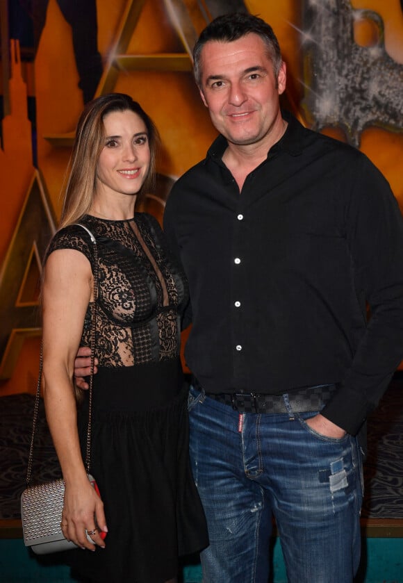 Exclusif - Arnaud Ducret et Claire Francisci à la générale de la comédie musicale "Al Capone" aux Folies Bergère à Paris le 9 février 2023. © Veeren / B. Rindoff / Bestimage 