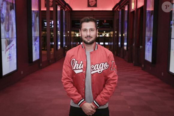 Exclusif - Maxime Gueny - Personnalités au showcase privé de P.Bruel, à l'occasion du 3ème anniversaire de la chaîne Olympia TV dans la Salle de billard de l'Olympia à Paris. Le 27 octobre 2022 © Jack Tribeca / Bestimage