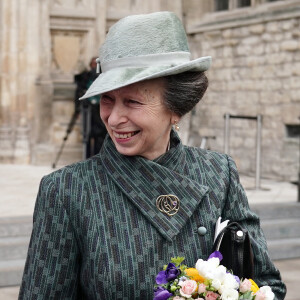 La princesse Anne - Service annuel du jour du Commonwealth à l'abbaye de Westminster à Londres, Royaume Uni, le 13 mars 2023. 