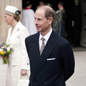 Celle-ci, comme toujours, a parfaitement tenu son rôle aux côtés de son mari Edward.
Le Prince Edward, duc d'Édimbourg et Sophie Rhys-Jones, duchesse d'Édimbourg - Service annuel du jour du Commonwealth à l'abbaye de Westminster à Londres, Royaume Uni, le 13 mars 2023. 