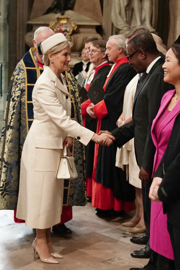 Sophie Rhys-Jones, duchesse d'Édimbourg - Service annuel du jour du Commonwealth à l'abbaye de Westminster à Londres, Royaume Uni, le 13 mars 2023. 